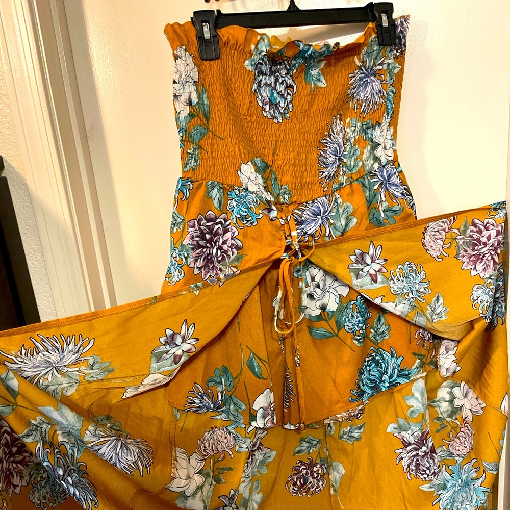 Strapless tub /shorts dress